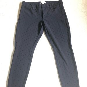 jcrew polka dot gigi pants